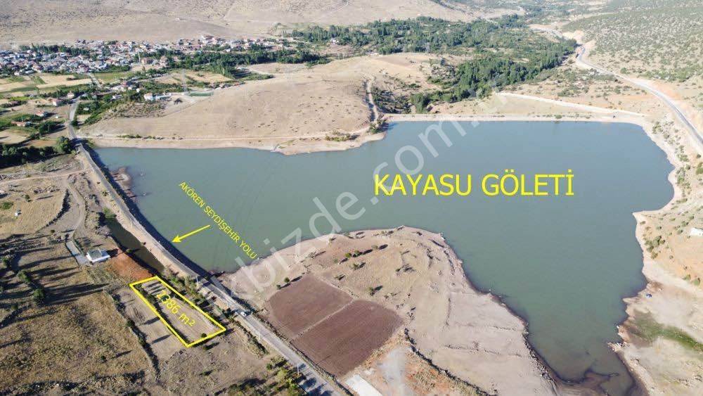 KONYA / AKÖREN / KAYASU DA GÖL DİBİNDE HARİKA KONUMDA 2.386 m² TARLA