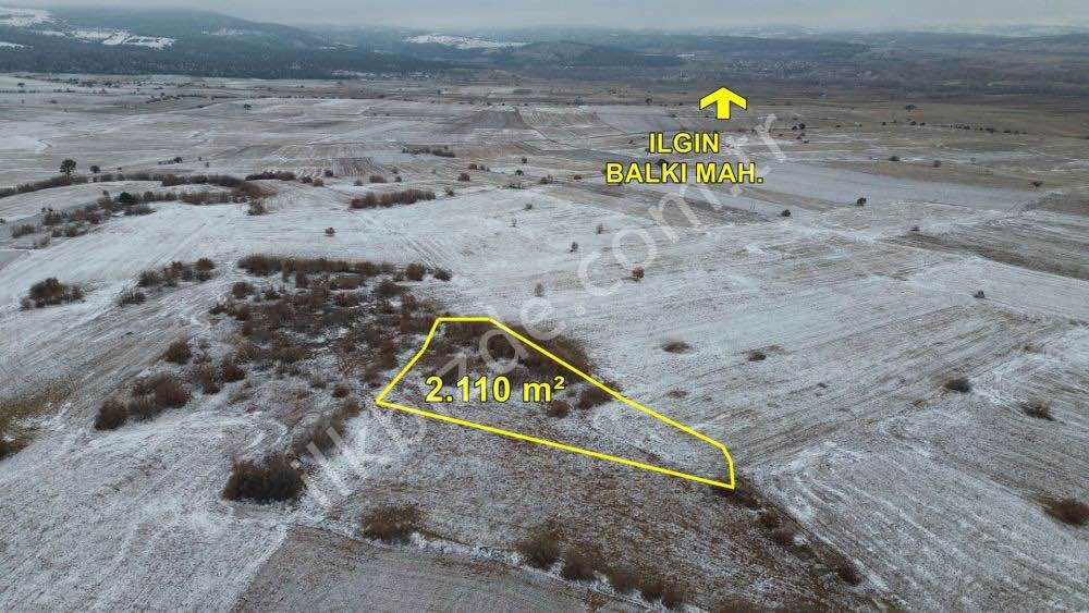 ILGIN BALKI MAHALLESİNDE 2.110 M3 MÜSTAKİL TAPULU ARAZİ