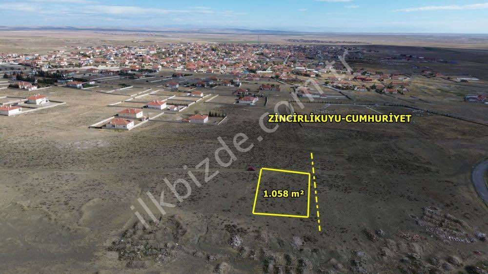 KULU ZİNCİRLİKUYU DA 1.058 M2 MÜSTAKİL TAPULU VİLLA ARSASI