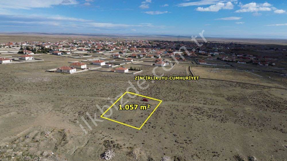 KULU ZİNCİRLİKUYU DA 1.057 M2 MÜSTAKİL TAPULU VİLLA ARSASI