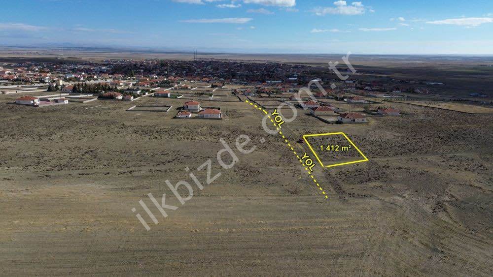 KULU ZİNCİRLİKUYU DA 1.412 M2 MÜSTAKİL TAPULU VİLLA ARSASI