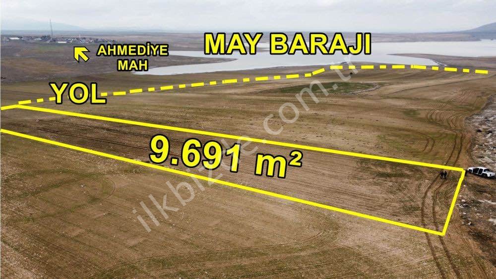 ÇUMRA/ALİBEYHÜYÜĞÜN'DE BARAJA ÇOK YAKIN 9.691M2 MÜSTAKİL TAPULU ARAZİ