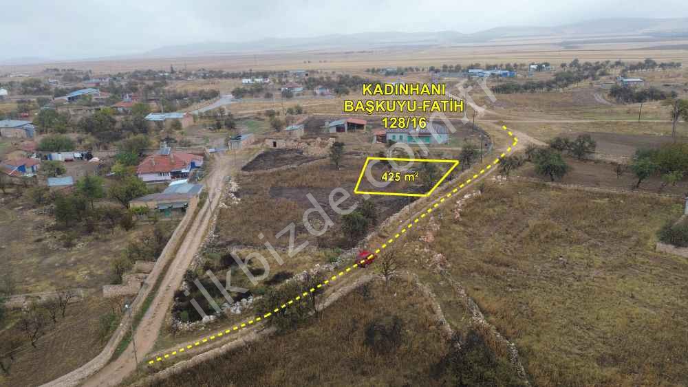 KADINHANI/BAŞKUYU DA 425 M2 MÜSTAKİL TAPULU KONUT İMARLI ARSA