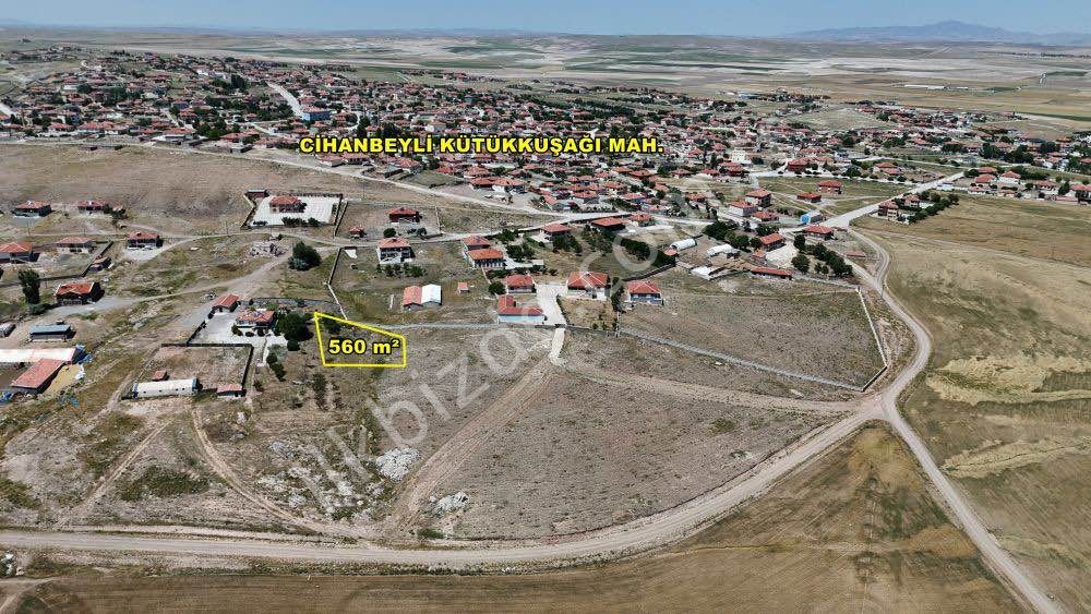 KONYA / CİHANBEYLİ / KÜTÜKUŞAĞI'NDA 560 m² MÜSTAKİL KONUT İMARLI ARSA