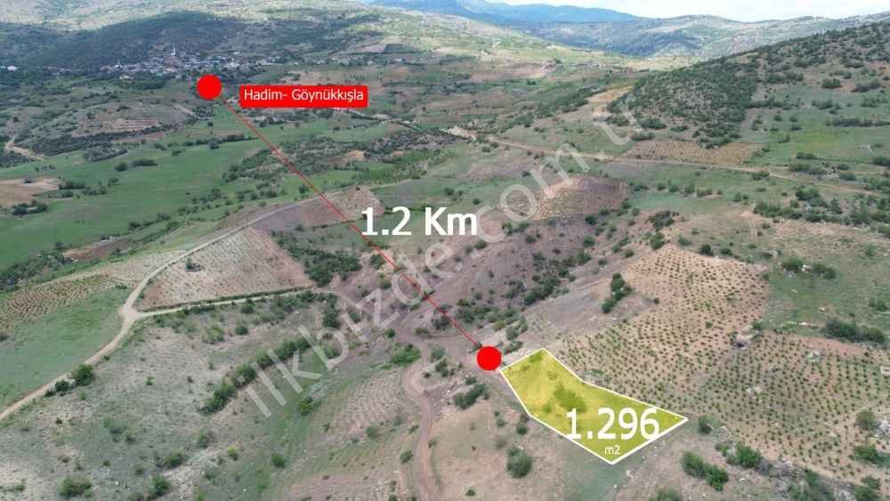 HADİM GÖYNÜKKIŞLA DA 1.296 M2 MÜSTAKİL TAPULU ARAZİ