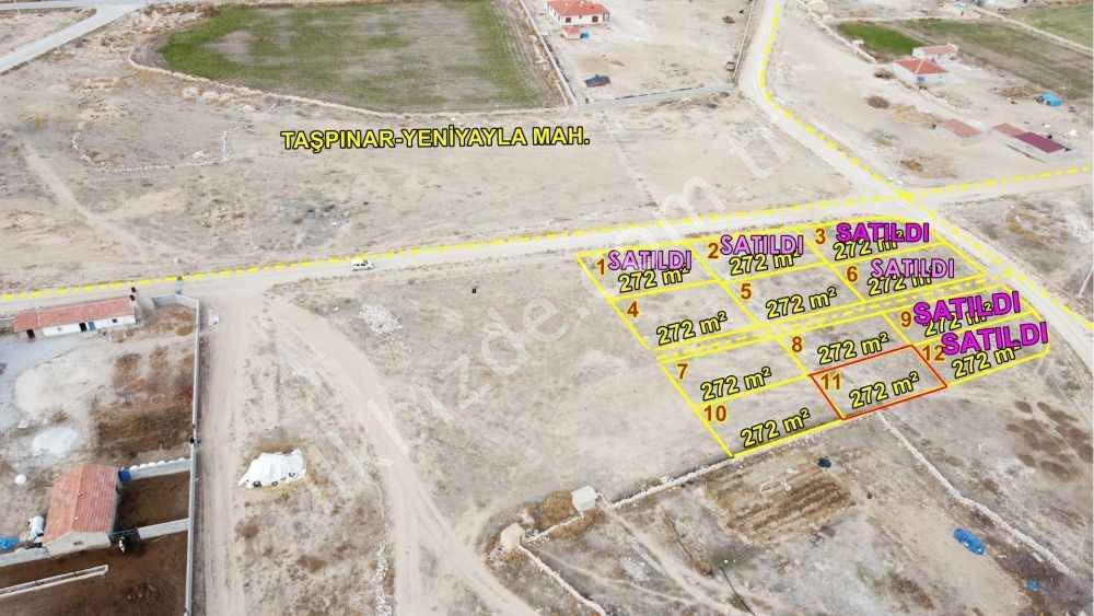 272 m² / KONYA / CİHANBEYLİ / TAŞPINAR-YENİYAYLA / ARSA HİSSESİ