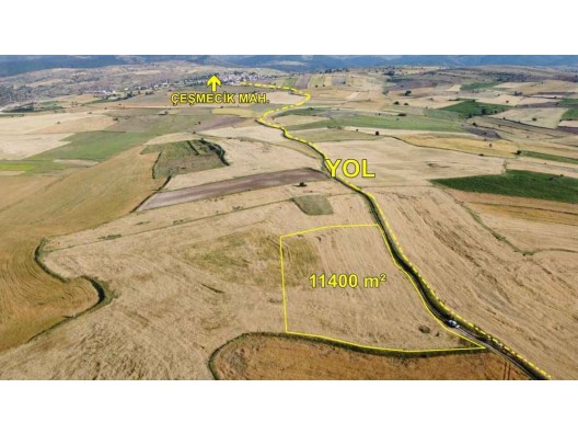 KADINHANI OSMANCIK MAHALLESİNDE 11400 m² MÜSTAKİL TARLA