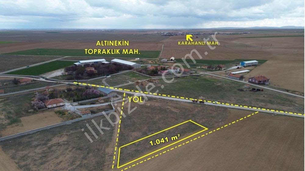 1.041 m² / KONYA / ALTINEKİN / TOPRAKLIK / ARSA