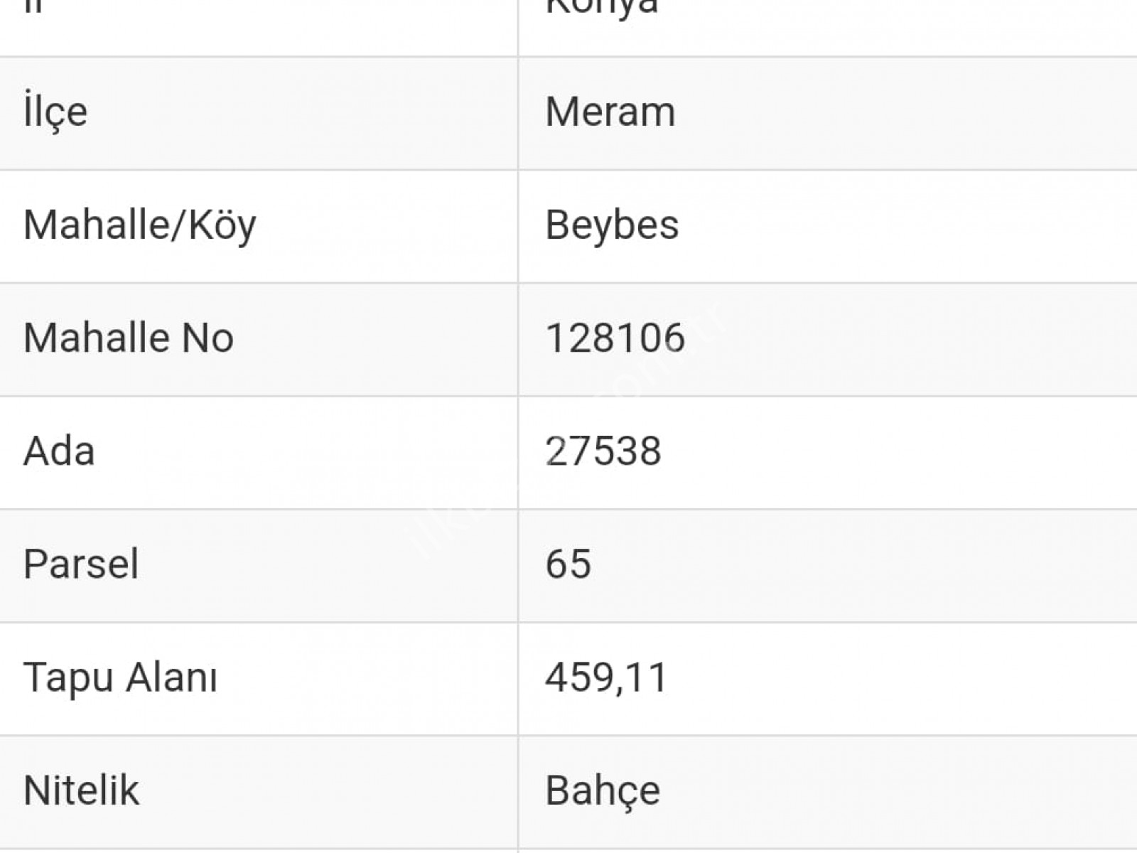 İBRAHİM KOÇ GAYRİMENKULDEN SATILIK BAHÇE
